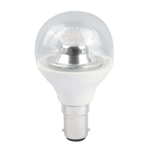 05158 - LED 4W Dimmable 45mm Clear Round Ball - SBC - 4000K